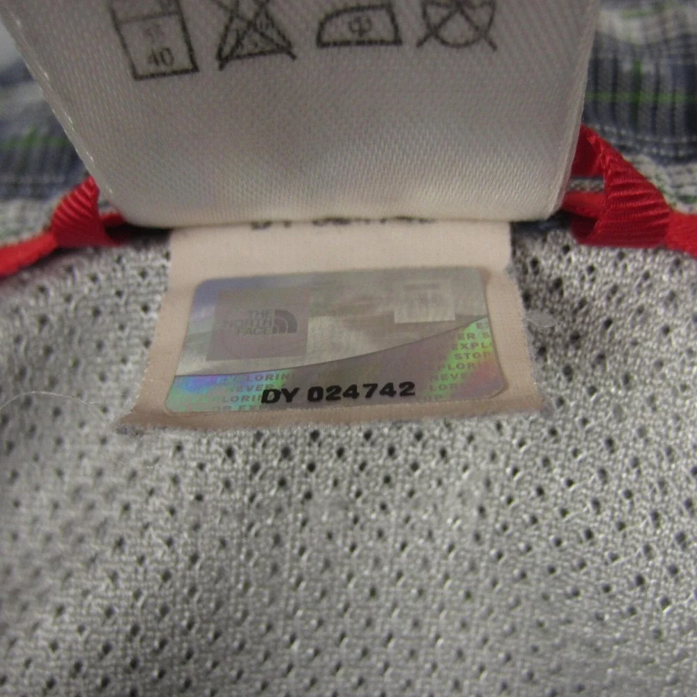 The North Face Shirt Mens XL Blue Tartan Plaid Short Sleeve‎ Lightweight Pocket